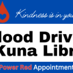 Blood Drive at Kuna Library Logo