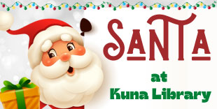 Santa at Kuna Library