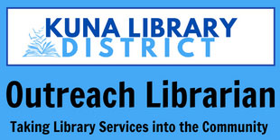 Kuna Library District Outreach Librarian Logo