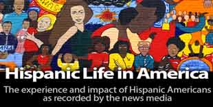 Logo Hispanic Life in America from NewsBank