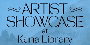 Artist Showcase at Kuna Library Logo