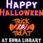 Trick-or-treat at Kuna Library on Halloween