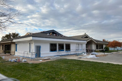 Exterior of Kuna Library