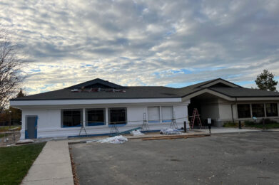 Exterior of Kuna Library