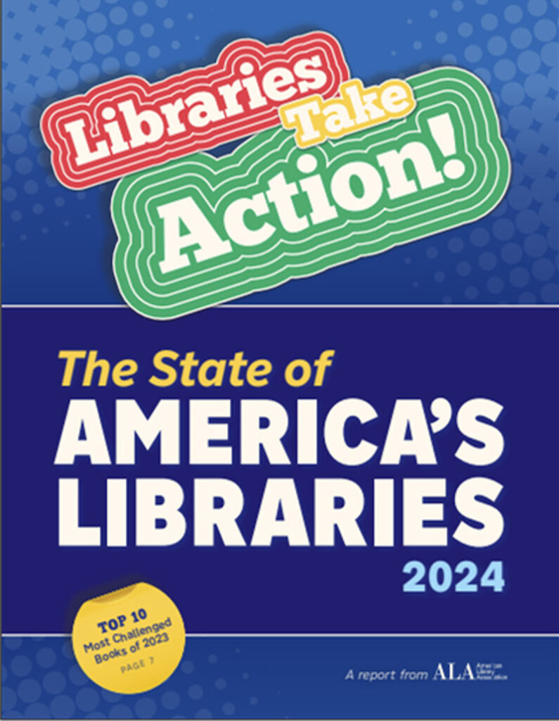 Cover of The State of America's Libraries Report 2024
