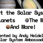 December 1, 2025 at 4:00 pm Solar System Ambassador, Andy Heidelberg at Kuna Library.