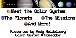 December 1, 2025 at 4:00 pm Solar System Ambassador, Andy Heidelberg at Kuna Library.