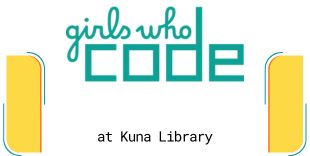 Girls Who Code and Eight-Week Club at Kuna Library