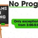 No programs today due to staff training.