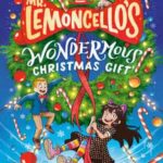 Book cover, Mr.-Lemoncello's-Wondermous-Christmas-Gift